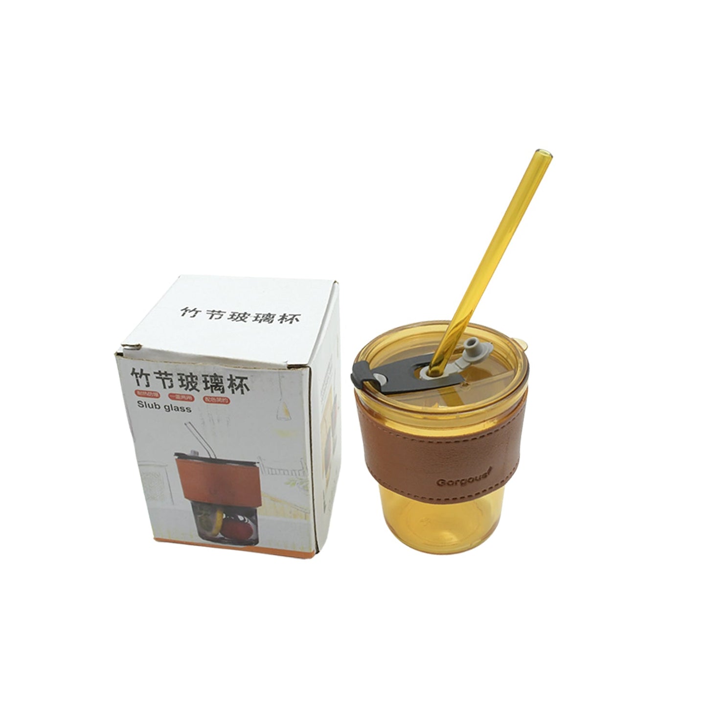 Glass Tea Cup And Straw 11Express The Digital Kitchen Store