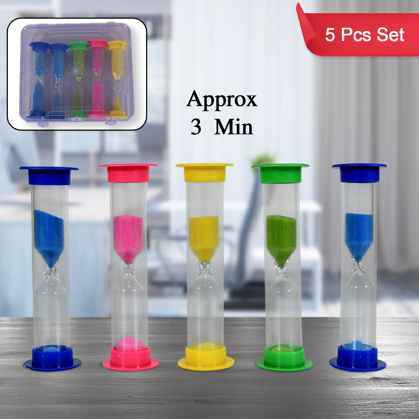 Pla Sand Glass Timer 5Pc 11Express The Digital Kitchen Store