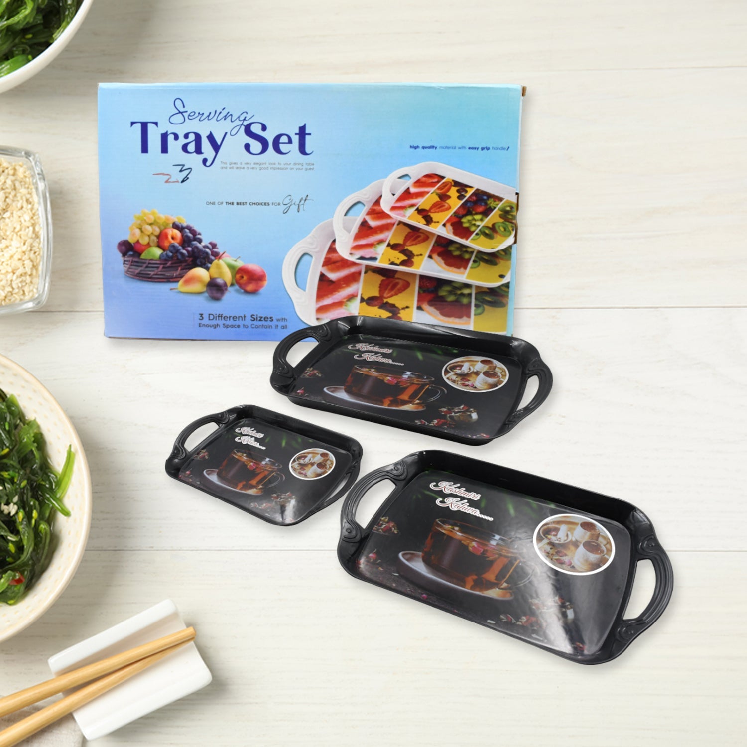 3Pcs Serving Tray Set 11Express The Digital Kitchen Store