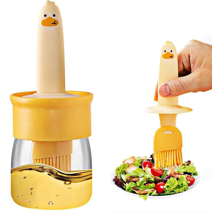 2In1 Oil Dispenser Bottle And Brush 11Express The Digital Kitchen Store