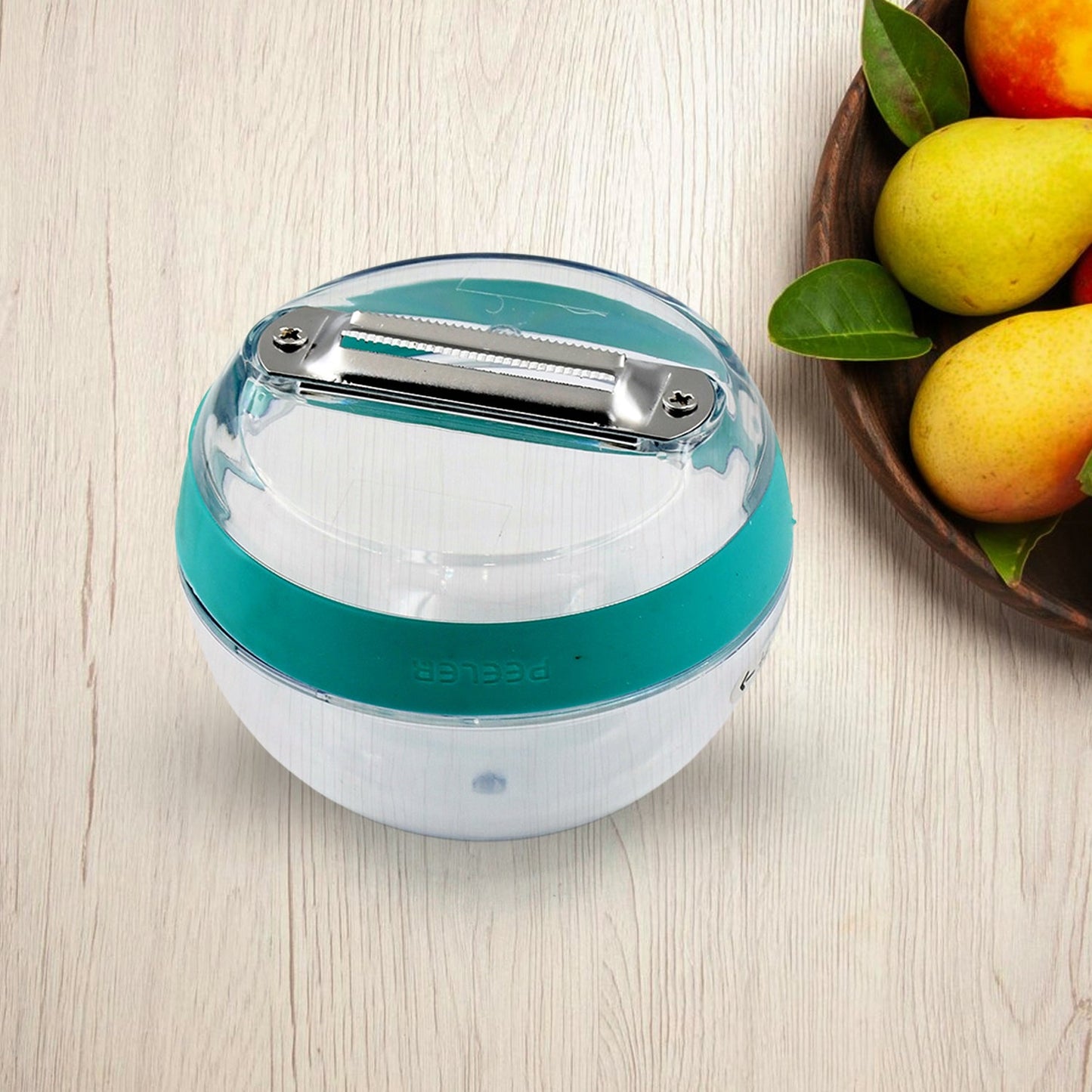 2In1 Round Peeler And Container 11Express The Digital Kitchen Store