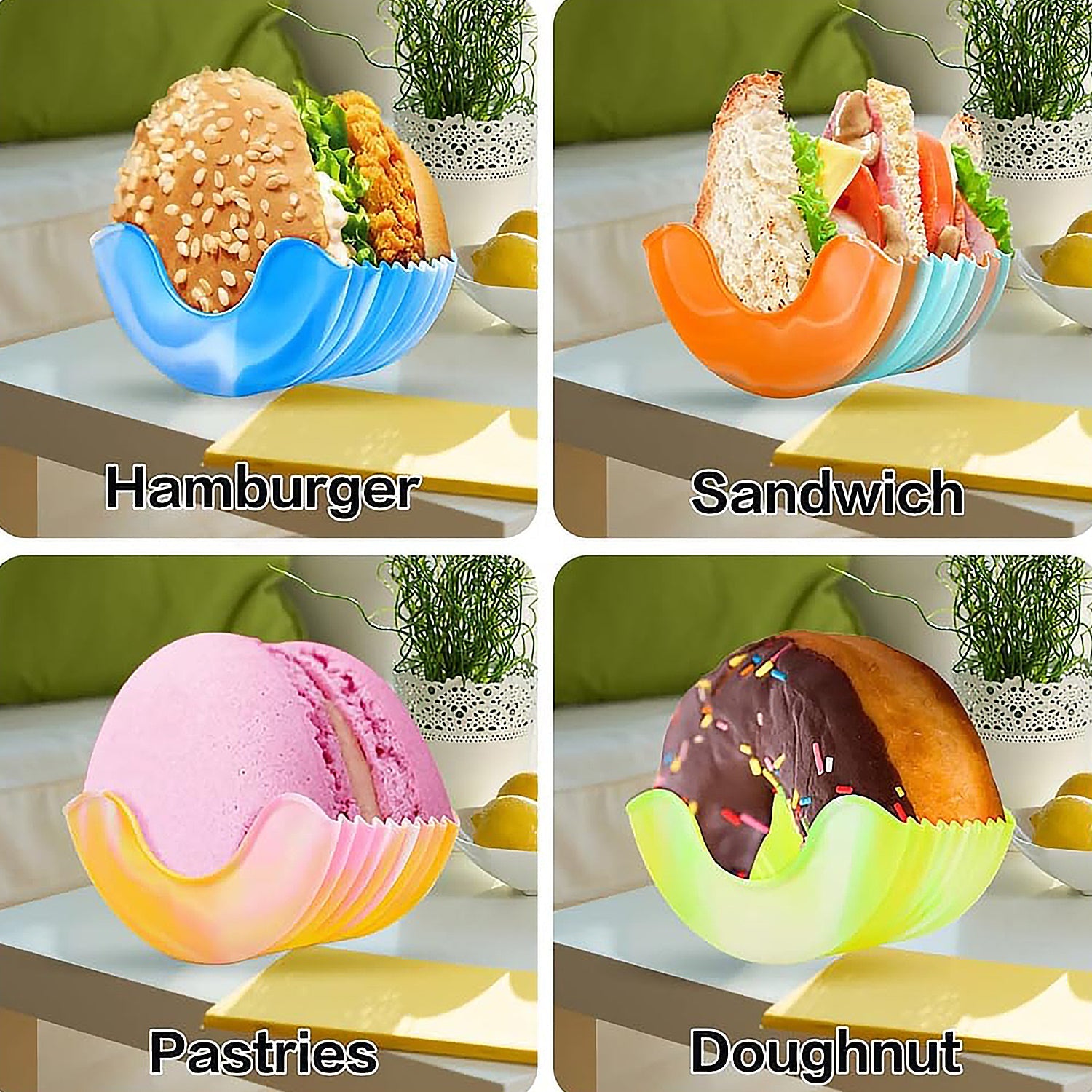 Silicone Burger Holder 1Pc 11Express The Digital Kitchen Store