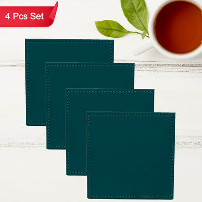 Leather Sqaure Coaster 4Pc 11Express The Digital Kitchen Store