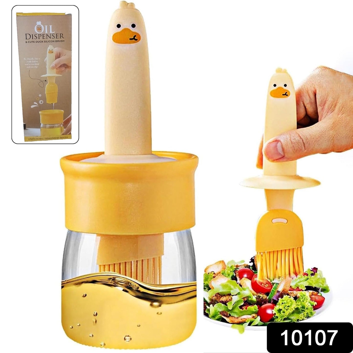 2In1 Oil Dispenser Bottle And Brush 11Express The Digital Kitchen Store