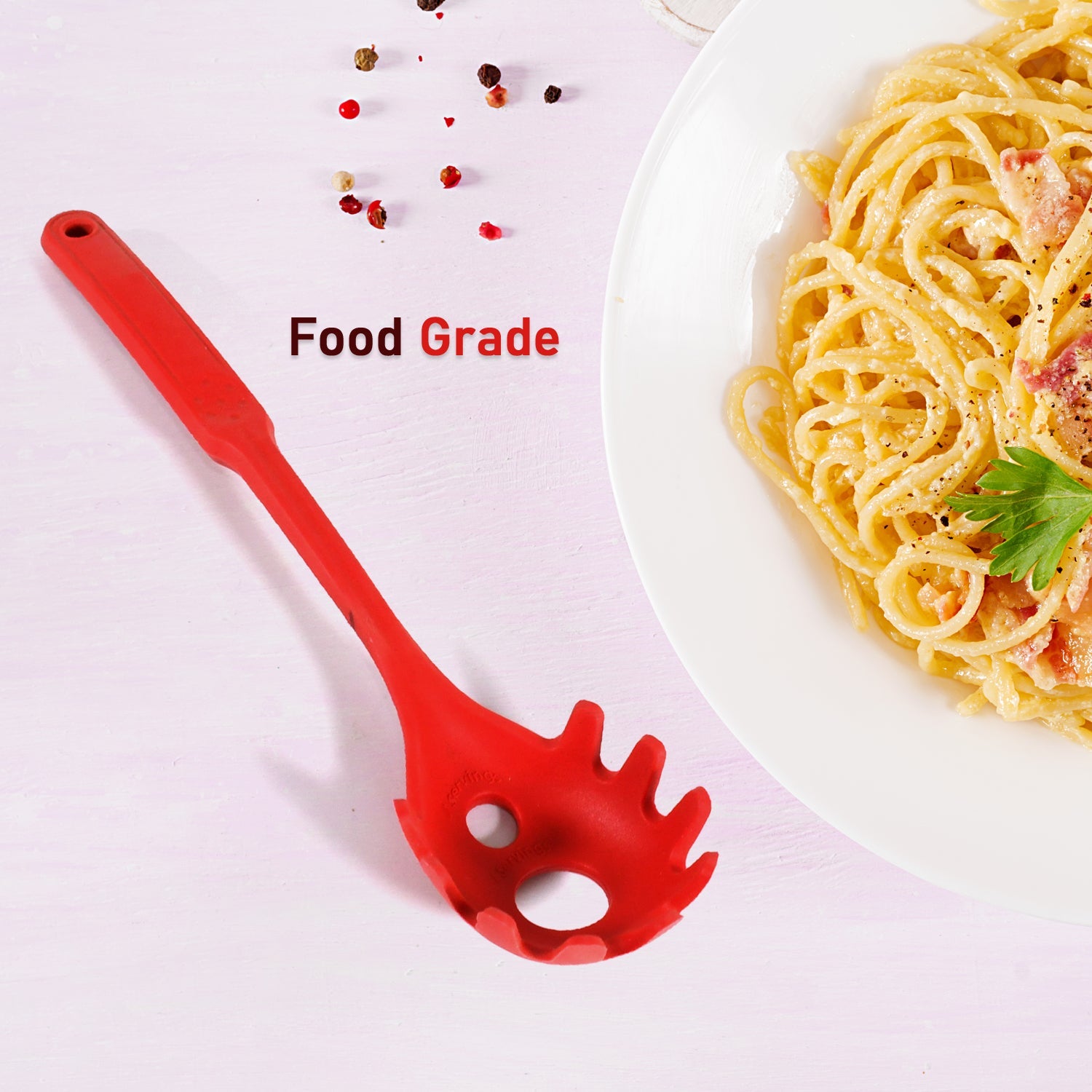 Silicone Pasta Fork 1Pc 11Express The Digital Kitchen Store