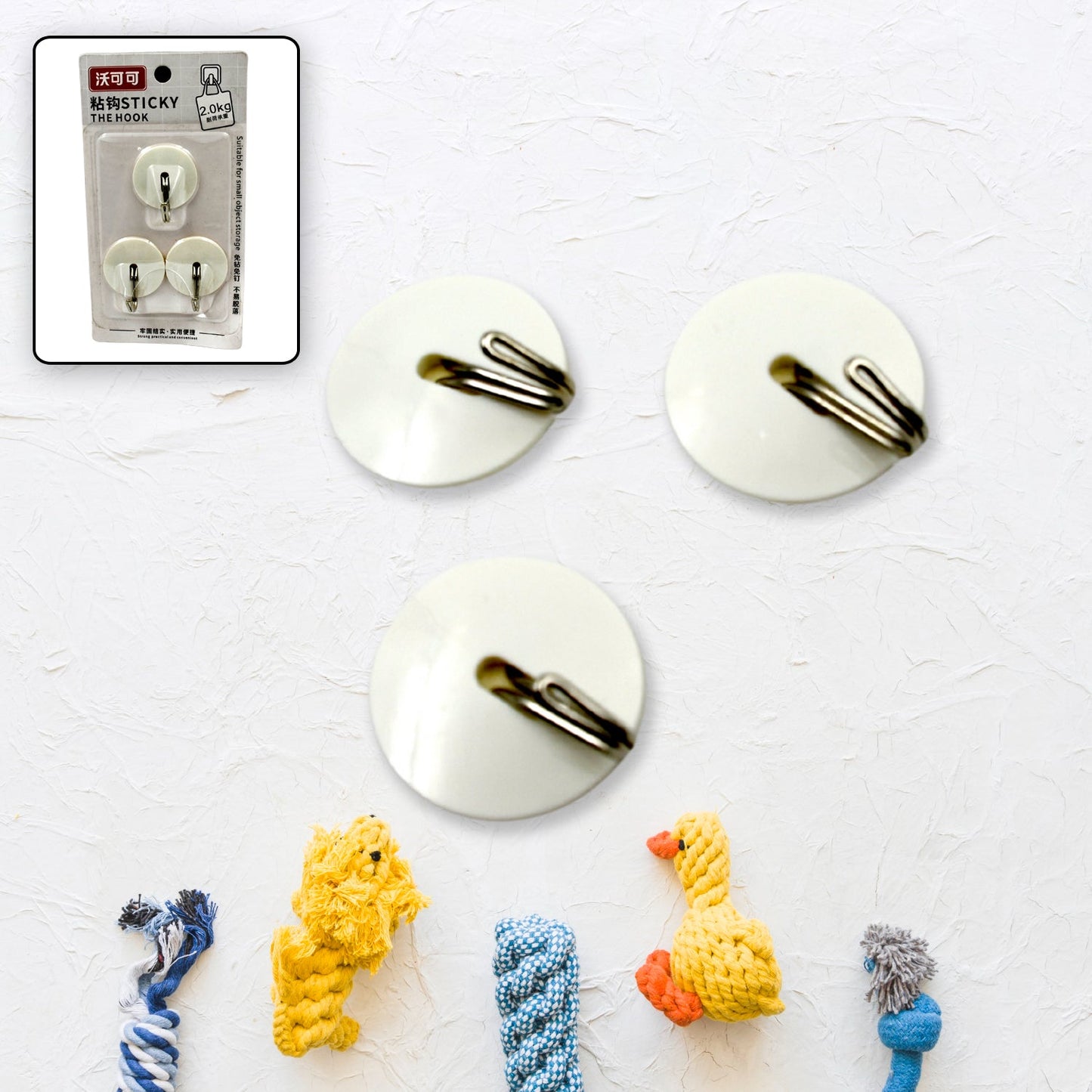 Adhesive Wall Hook 3Pc Set No21 11Express The Digital Kitchen Store