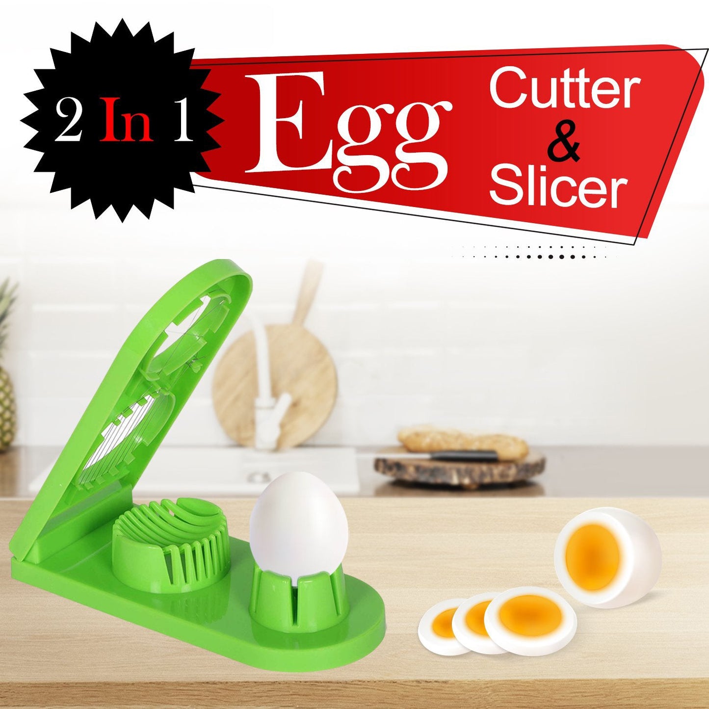 2In1 Plalstic Egg Slicer 11Express The Digital Kitchen Store