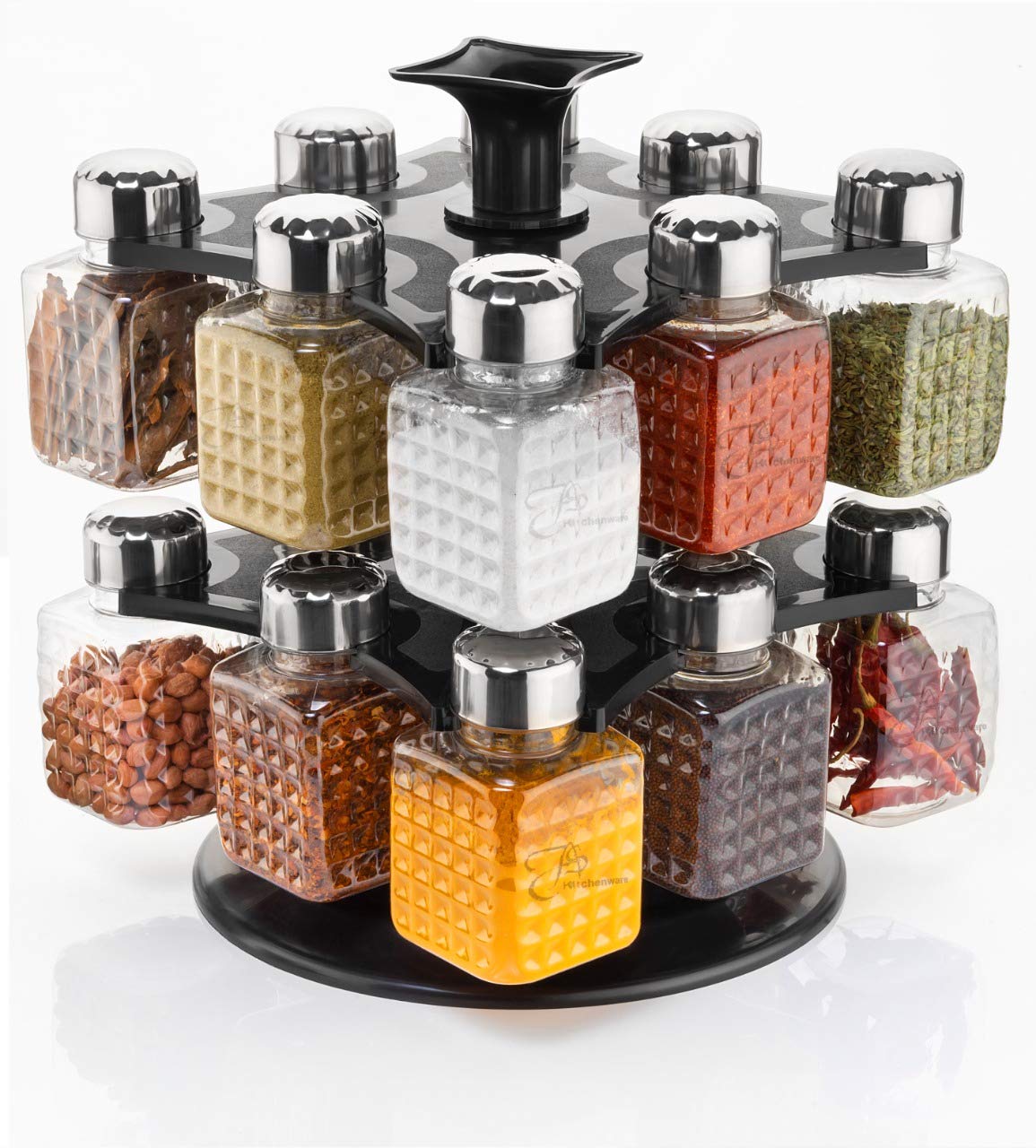 Square 16Bottle Spice Rack 11Express The Digital Kitchen Store