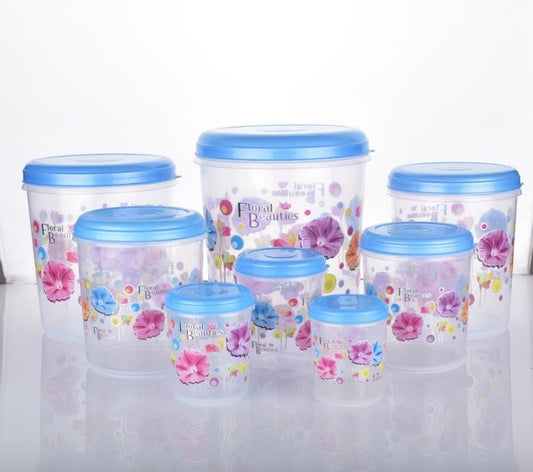 8Pc Floral Container 11Express The Digital Kitchen Store