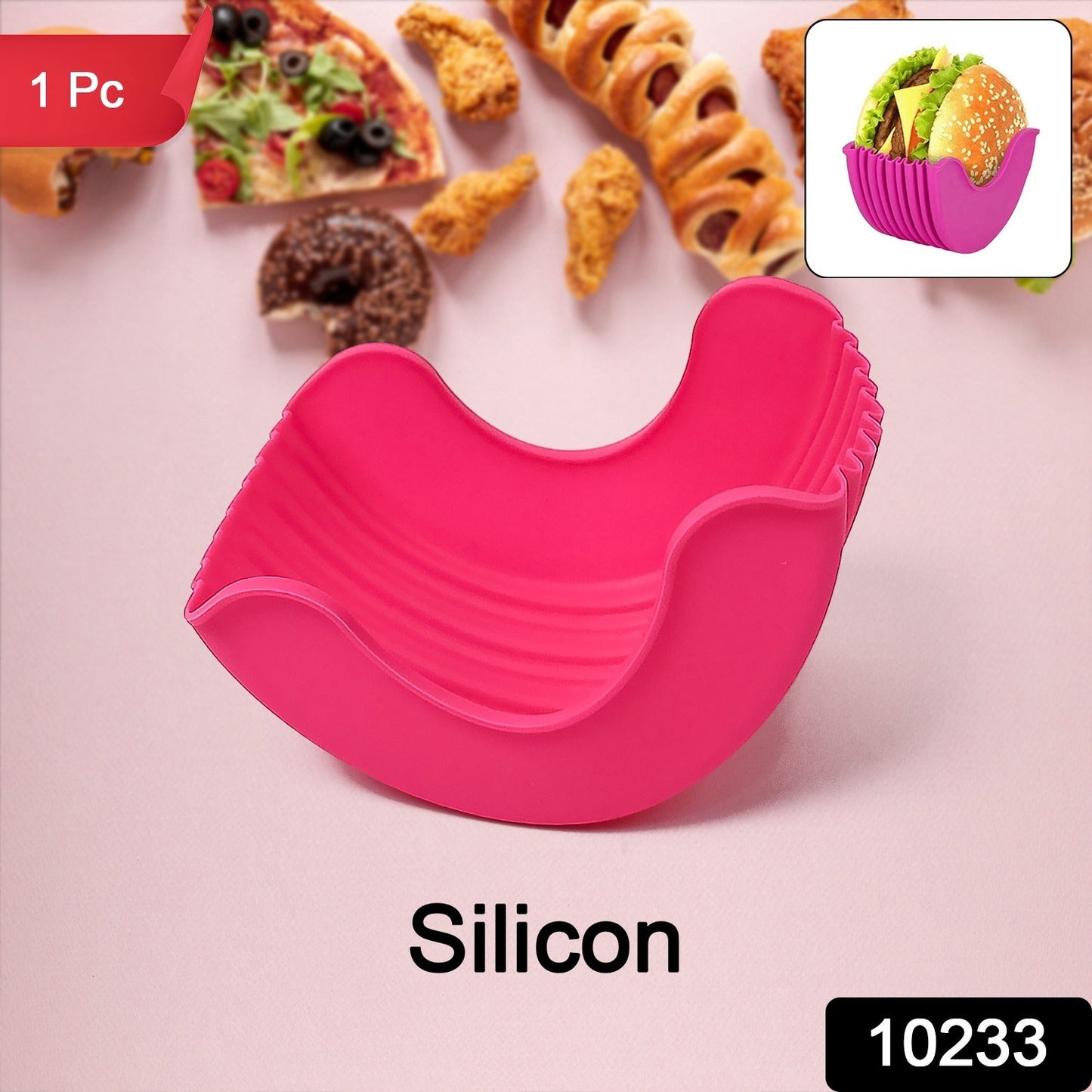 Silicone Burger Holder 1Pc 11Express The Digital Kitchen Store